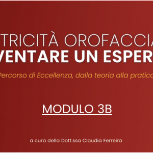 Modulo 3B | Motricitรย Orofacciale: la pratica clinica con pazienti adulti con problematiche SMOF di origine neurologica e oncologica 2023