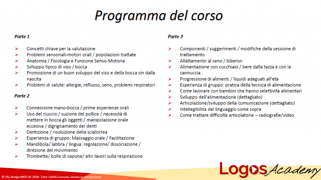 Programma trattamento dell alimentazione